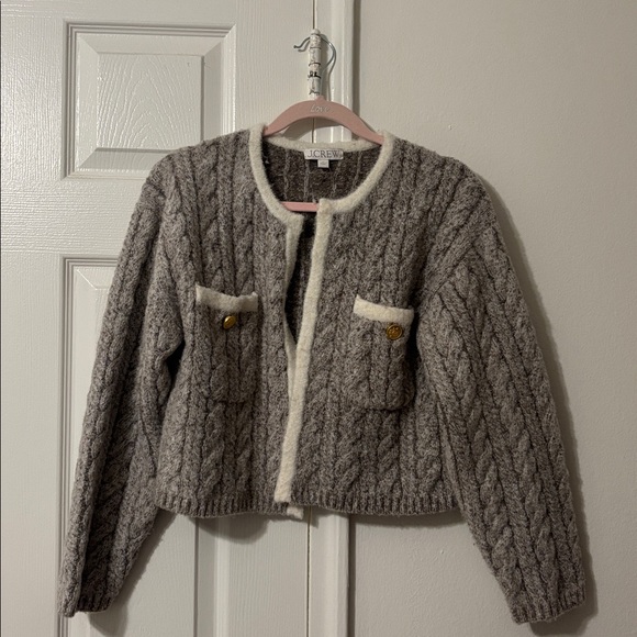Cable-knit sweater lady jacket - XS - RARE J. Crew find - Picture 3 of 7